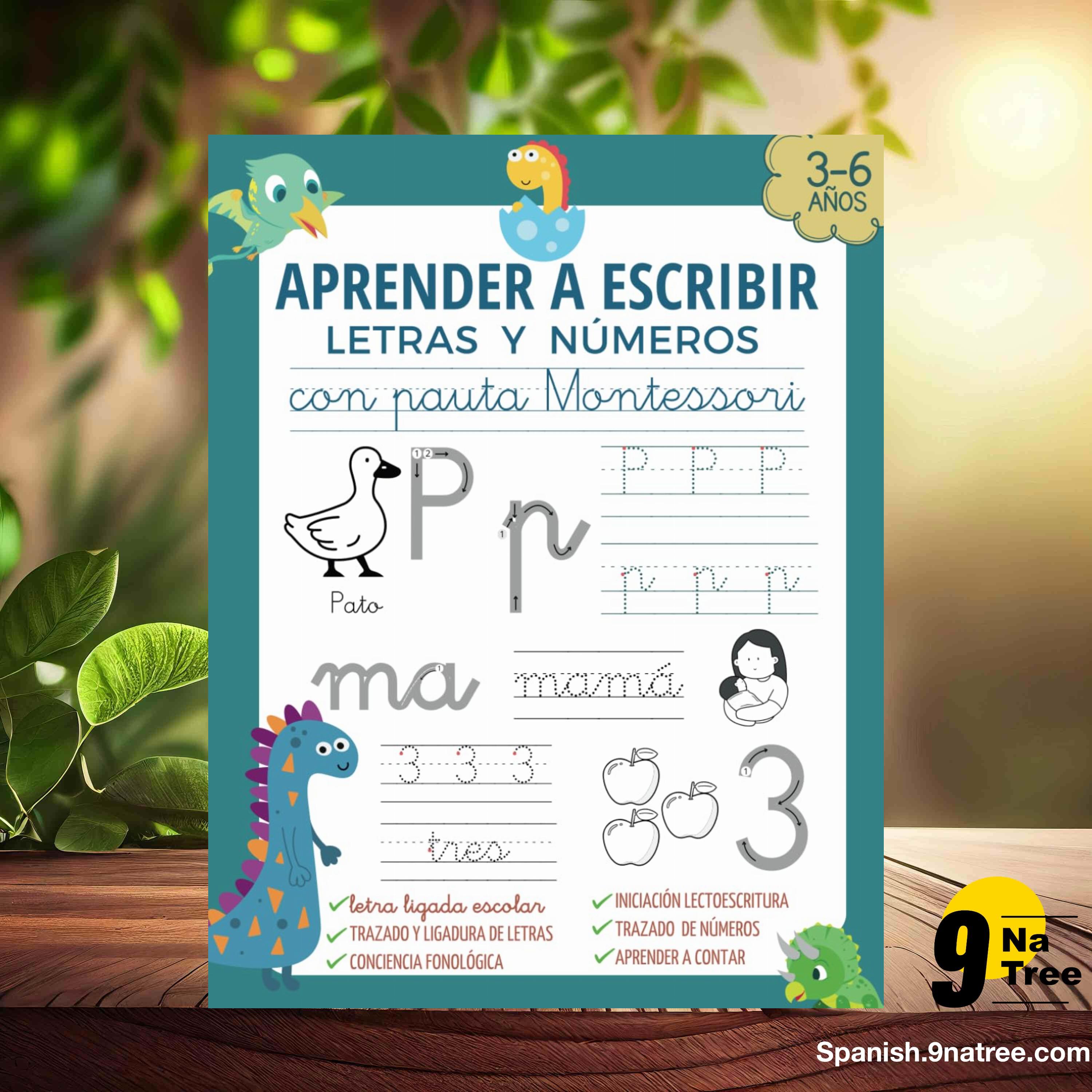 [Reseña] APRENDER A ESCRIBIR LETRAS Y NÚMEROS CON PAUTA MONTESSORI (Caligrafía Moreno) Resumida. episode artwork